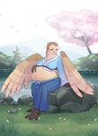 Rating: s
ID: 4579091
Date: 2024-02-04 22:38:38 -0500
Status: active
Score: 21
2024 absurd_res anthro avian barefoot barn_owl beak belly big_belly big_breasts bird bottomwear breasts brown_body brown_feathers clothed clothing day dialogue eyebrows feathers feet female fingers hand_on_own_belly hi_res hou_suyin_(icecreamcoconuts) non-mammal_breasts outside owl papa_soul plant pregnant solo tan_body tan_feathers topwear tree tyto tytonid water wings post #4579091