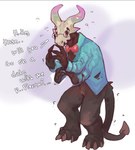 Rating: s
ID: 2716562
Date: 2021-04-28 11:26:58 -0400
Status: active
Score: 198
4_arms 4_eyes anthro black_body black_claws black_fur blue_clothing blue_jacket blue_topwear bodily_fluids bone bottomless bottomless_anthro bottomless_male bow_tie claws clothed clothing demon dialogue ellipsis english_text eyewear fur gesture glasses green_horn hi_res horn jacket male motion_lines multi_arm multi_eye multi_limb multicolored_horn multum nervous purple_horn red_bow_tie redishdragie shaking simple_background skull skull_head solo spade_tail spikes steepled_fingers sweat sweatdrop tail text toe_claws topwear torn_clothing trembling two_tone_horn white_background white_horn post #2716562