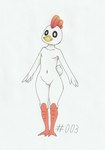 Rating: s
ID: 5009188
Date: 2024-08-25 12:31:40 -0400
Status: active
Score: 8
anthro anthrofied avian avian_feet beak bird chicken chikipi featureless_chest featureless_crotch female foxydraws galliform gallus_(genus) hi_res navel nude pal_(species) palworld phasianid pocketpair simple_background solo standing traditional_media_(artwork) white_background white_body post #5009188
