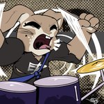 Rating: s
ID: 5308451
Date: 2025-01-14 21:50:32 -0500
Status: active
Score: 8
1:1 absurd_res anthro clothing drum drumming drumstick_(musical) e.b. effects eyes_closed female heart_symbol hi_res hop_(movie) lagomorph leporid mammal metal_scream musical_instrument percussion_instrument photo_background photography_(artwork) playing_music rabbit sash screaming shirt solo str8aura-no-not-that-one tattoo the_rolling_stones tongue tongue_out topwear torn_clothing torn_shirt torn_topwear post #5308451