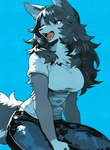 Rating: s
ID: 4600530
Date: 2024-02-15 01:59:15 -0500
Status: active
Score: 135
absurd_res anthro big_breasts black_bottomwear black_clothing black_hair black_pants blue_lighting bottomwear breasts brown_eyes canid canine canis clothing cool_lighting female female_anthro fur grey_body grey_fur hair hi_res long_hair mammal multicolored_body open_mouth pants shirt sitting solo thick_thighs tomotiso2k topwear white_body white_clothing white_fur white_shirt white_topwear wolf post #4600530