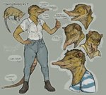 Rating: s
ID: 5400972
Date: 2025-02-27 12:33:38 -0500
Status: active
Score: 5
2021 anthro bottomwear brown_body brown_fur clothing collared_shirt denim denim_bottomwear denim_clothing dress_shirt english_text eulipotyphlan expressions female footwear fur gesture hand_gesture jeans long_nose long_tail mammal model_sheet pants pockets priscillasheep shirt shoes simple_background solenodon solo standing tail teeth text thumbs_up topwear post #5400972