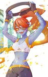 Rating: s
ID: 3065823
Date: 2021-12-10 05:24:15 -0500
Status: active
Score: 21
accessory animal_humanoid athletic_wear blue_body blue_skin bodily_fluids bottomwear clothing crop_top ear_fins exercise female fin fish fish_humanoid gloves handwear headband humanoid looking_at_viewer marine marine_humanoid nintendo pipitasout pupils ring_fit_adventure ring_fit_trainer scales shirt shorts slit_pupils solo sweat topwear undertale_(series) undyne yellow_sclera post #3065823
