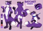 Rating: s
ID: 5662060
Date: 2025-06-23 05:20:40 -0400
Status: active
Score: 15
anthro arm_tuft black_nose blep blue_collar canid canine cheek_tuft chest_tuft collar elbow_tuft facial_tuft fox front_view fur glistening glistening_eyes hair hi_res kneeling leg_tuft male male_anthro mammal model_sheet mouth_closed nude pawpads princelykaden purple_body purple_eyes purple_fur purple_hair purple_pawpads rear_view red_tongue short_hair shoulder_tuft side_view solo standing tongue tongue_out tuft white_body white_fur post #5662060