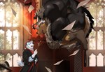 Rating: s
ID: 3949788
Date: 2023-03-24 04:55:02 -0400
Status: active
Score: 25
anthro black_body black_fur blue_body blue_fur bogexboog brown_body brown_fur canid canine canis claws clothing curled_up detailed_background domestic_dog duo fangs finger_claws fur globe gryffindor haki_(bogexboog) harry_potter_(series) hi_res hogwarts holding_both_legs hugging_legs inside knees_pulled_up levitating levitation magic magic_user magic_wand male mammal multicolored_body multicolored_fur muscular muscular_anthro muscular_male nude open_mouth paper pawpads plant robe shoulder_stand size_difference teeth toe_claws tree triceps tucked_tail white_body white_fur window post #3949788