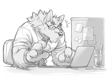 2015 5_fingers anthro biceps big_muscles black_nose canine claws clothed clothing computer eyewear fluffy fur glasses hi_res inside laptop male mammal mr._wolf_(takemoto_arashi) muscular solo takemoto_arashi tuft were werewolf wolf
Rating: Safe
Score: 14
User: Strongbird
Date: September 11, 2017 2015 5_fingers anthro biceps big_muscles black_nose canine claws clothed clothing computer eyewear fluffy fur glasses hi_res inside laptop male mammal mr._wolf_(takemoto_arashi) muscular solo takemoto_arashi tuft were werewolf wolf
Rating: Safe
Score: 14
User: Strongbird
Date: September 11, 2017
