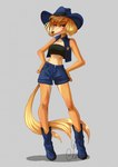 Rating: s
ID: 5196132
Date: 2024-11-21 06:56:58 -0500
Status: active
Score: 19
anthro black_clothing black_topwear blonde_hair blue_boots blue_bottomwear blue_clothing blue_footwear blue_hat blue_headwear blue_shorts blue_topwear blue_vest boots bottomwear breasts brown_eyes canid canine canis clothed clothing cowboy_hat cuphead_(game) domestic_dog eyelashes female footwear front_view fur grey_background hair hand_on_hip hat headgear headwear hi_res hunting_dog long_tail looking_at_viewer mammal navel orange_body orange_fur saluki semirasb sergeant_o'fera sheriff_badge shoes short_hair shorts sighthound simple_background slim small_breasts solo tail tan_body tan_fur topwear vest post #5196132