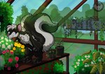Rating: s
ID: 5627774
Date: 2025-06-07 23:42:12 -0400
Status: pending
Score: 5
chocolatechilla dead_plant eyes_closed flower fluffy fluffy_tail fur greenhouse hands_together hi_res humor male mammal mephitid multicolored_body multicolored_fur plant skunk smelling_flower smelly solo stink_fumes tail vivarium post #5627774