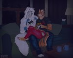 Rating: s
ID: 5664510
Date: 2025-06-24 09:34:22 -0400
Status: active
Score: 10
5:4 anthro black_nose blue_eyes blue_markings canid canine canis clothed clothing controller duo ear_piercing fur grey_hair grey_markings hair hi_res holding_controller holding_object industrial_piercing licking licking_lips licking_own_lips long_hair male mammal markings muscular muscular_anthro muscular_male night orange_body orange_fur orange_hair piercing pyro29 rayliicious red_tongue sitting tongue tongue_out topless white_body white_fur white_hair window wolf post #5664510