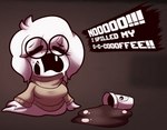 Rating: s
ID: 4312494
Date: 2023-09-25 01:37:57 -0400
Status: active
Score: 48
beverage bodily_fluids breasts clothed clothing coffee crying delirium_(tboi) eyelashes eyes_closed eyewear female freckles ghospe_moth glasses goo-connected_lips goo_creature goo_hair hair hi_res humanoid isaac_(tboi) nov_(noveuxa) pseudo_hair sad slime solo spill spilled_drink spilling sweater tears text the_binding_of_isaac_(series) topwear turtleneck white_body white_hair white_skin post #4312494