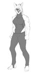 Rating: s
ID: 4533108
Date: 2024-01-13 16:35:02 -0500
Status: active
Score: 7
2021 5_fingers 5_toes abs anthro arm_tuft bandage bandage_on_face bandage_on_nose bangs biped breasts canid cheek_tuft clothed clothed_anthro clothed_female clothing collarbone eyebrows eyelashes facial_markings facial_tuft feet female female_anthro fingers front_view full-length_portrait fur fur_tuft greyscale head_markings hi_res humanoid_feet humanoid_hands leotard looking_at_viewer mammal markings mask_(marking) medium_breasts monochrome muscular muscular_anthro muscular_female plantigrade pointy_ears portrait possumcrimes prick_ears pupils shoulder_tuft sidecut simple_background sleeveless_clothing solo standing stirrup_leggings stirrup_legwear swept_bangs three-quarter_view tight_clothing toeless_legwear toes tomboy tuft post #4533108