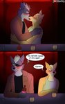 Rating: s
ID: 5494829
Date: 2025-04-10 12:36:40 -0400
Status: active
Score: 93
a_fox_in_space absurd_res alcohol anthro bar beverage blush blush_lines canid canine canis clothed clothing comic container cup dialogue drinking drinking_glass drunk duo embarrassed english_text eye_patch eyewear fox fox_mccloud french_kissing fur glass glass_container glass_cup grey_body grey_fur hair hi_res holding_object kiss_on_lips kissing male male/male mammal nintendo ollieotty orange_body orange_fur shirt speech_bubble star_fox substance_intoxication tan_body tan_fur tank_top text topwear wolf wolf_o'donnell post #5494829