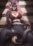 Rating: s
ID: 4147932
Date: 2023-07-03 12:36:44 -0400
Status: active
Score: 90
2023 anthro blue_eyes clothed clothing collar ear_piercing ear_ring felid feline female fishnet_clothing fishnet_legwear fishnet_pantyhose fur hair hi_res jewelry legwear mammal multicolored_body multicolored_fur pantyhose piercing pink_hair ring_piercing solo stairs tail two_tone_body two_tone_fur yasmil post #4147932