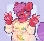 Rating: s
ID: 5255805
Date: 2024-12-21 01:12:08 -0500
Status: active
Score: 30
2024 4_fingers ailurid anthro artist_name belly black_nose blep blue_eyes breasts claws closed_smile clothed clothing digital_media_(artwork) eyebrows eyelashes facial_markings facial_piercing fangs female finger_claws fingers fur geckit gesture grey_background hair hand_gesture happy head_markings hi_res inner_ear_fluff looking_at_viewer mammal markings medium_breasts mouth_closed multicolored_body multicolored_fur nose_piercing nose_ring one_eye_closed overweight overweight_anthro overweight_female pawpads piercing pink_pawpads pink_tongue polaroid_(trademark) print_clothing print_sweater print_topwear pupils purple_body purple_fur purple_hair red_body red_fur red_panda ring_piercing rousseau_(heartofoak) shaded simple_background smile soft_shading solo standing sweater tail teeth text text_on_clothing text_on_sweater text_on_topwear three-quarter_view tongue tongue_out topwear tuft v_sign white_body white_clothing white_fur white_pupils white_sweater white_topwear post #5255805