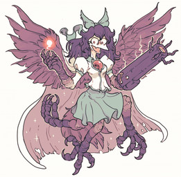 Rating: s
ID: 5674076
Date: 2025-06-28 19:50:09 -0400
Status: pending
Score: 1
2021 3_legs accessory animal_humanoid avian avian_humanoid beak bird bird_humanoid bottomwear bow_ribbon brown_hair cape claws clothing corvid corvid_humanoid corvus_(genus) corvus_humanoid digital_media_(artwork) female finger_claws green_bottomwear green_clothing green_skirt gun gun_arm hair hair_accessory hair_bow hair_ribbon hi_res humanoid magic open_beak open_mouth oscine passerine ranged_weapon raven_humanoid ribbons simple_background skirt solo spread_wings torn_clothing touhou utsuho_reiuji weapon white_background white_body wings zoda_coo post #5674076