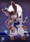 Rating: s
ID: 5003396
Date: 2024-08-22 20:00:17 -0400
Status: active
Score: 6
absurd_res anthro arm_markings backlighting beach bow_ribbon bow_tie brown_eyes brown_markings brown_tail_tip clothing detailed_background digitigrade dipstick_tail eeveelution eyelashes fangs footwear fur generation_6_pokemon hair handpaw hi_res leg_markings leotard light lighting male markings midriff moon navel night nintendo paws pokemon pokemon_(species) reku_(akubon) ribbons_(anatomy) sea sharp_fangs short_hair sky socks socks_(marking) solo sparkles star starry_sky sylveon tail tail_markings teeth water white_body white_fur yukikosnowflake_(artist) post #5003396