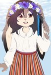 Rating: s
ID: 4618889
Date: 2024-02-24 01:52:08 -0500
Status: active
Score: 35
5_fingers anthro black_hair brown_eyes clothed clothing elronya estonia estonian_flag female fingers floppy_ears fluffy fluffy_hair freckles fur garland grey_body grey_fur hair headgear headwear hi_res lagomorph leporid light long_ears long_hair lop_ears mammal rabbit ronya short_tail smile solo sunlight suvi_(elronya) tail teeth text url white_body white_fur post #4618889