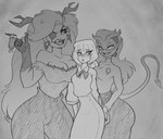Rating: s
ID: 5022705
Date: 2024-09-01 01:54:09 -0400
Status: active
Score: 31
big_breasts breasts clothed clothing demon demon_humanoid digital_media_(artwork) eyewear female glasses greyscale group hair helluva_boss hi_res horn human humanoid jodelr mammal martha_(helluva_boss) monochrome monster mrs._mayberry_(helluva_boss) not_furry open_mouth simple_background smile tail teeth topwear trio post #5022705