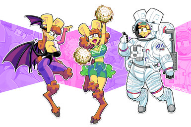 Rating: s
ID: 5720519
Date: 2025-07-20 02:06:18 -0400
Status: active
Score: 1
2022 2_horns 5_fingers :3 abstract_background amber_(lobsteritus) animal_humanoid armwear astronaut_helmet astronaut_suit barefoot big_breasts black_clothing black_leotard bottomwear breasts butt capcom cheerleader cheerleading_pose choker cleavage closed_smile clothed clothing cosplay crop_top curvy_figure darkstalkers dated demon demon_humanoid digital_media_(artwork) drop_shadow ear_piercing elbow_gloves english_text eyes_closed eyewear fangs feet female fingerless_gloves fingers freckled_breasts freckled_face freckled_shoulders freckles fully_clothed fur furgonomic_headwear furgonomics gesture glasses gloves green_bottomwear green_choker green_clothing green_crop_top green_jewelry green_necklace green_shirt green_shorts green_skirt green_topwear hair hand_gesture handwear happpy happy hi_res holding_pom_poms hooves horn hourglass_figure humanoid humanoid_pointy_ears jewelry leggings legwear leotard lobsteritus long_hair looking_at_viewer membrane_(anatomy) membranous_wings midriff miniskirt morrigan_aensland mouth_closed multiple_images navel necklace one_eye_closed orange_body orange_fur orange_hair outline pattern_clothing pattern_leggings pattern_legwear piercing pigtails pink_armwear pink_clothing pink_elbow_gloves pink_fingerless_gloves pink_gloves pink_handwear pink_tongue pleated_skirt pointy_ears pom_poms purple_clothing purple_leggings purple_legwear rectangular_glasses satyr scut_tail shirt short_tail shorts signature skirt small_waist smile snaggle_tooth solo standing tail teeth text thigh_gap thumbs_up tongue topwear unusual_wing_placement wearing_glasses white_helmet white_jumpsuit white_outline wings wink yellow_body yellow_skin post #5720519