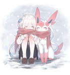 Rating: s
ID: 5662056
Date: 2025-06-23 05:15:51 -0400
Status: active
Score: 34
2024 ambiguous_gender blush blush_lines bow_(anatomy) duo eeveelution eyes_closed female feral fur generation_6_pokemon hair hi_res human mammal momu_shi_36 nintendo paws pink_body pink_fur pokemon pokemon_(species) ribbons_(anatomy) scarf sharing_clothing sharing_scarf sitting snow sylveon tail white_body white_fur white_hair post #5662056