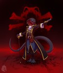 Rating: s
ID: 5661263
Date: 2025-06-22 19:32:44 -0400
Status: active
Score: 9
absurd_res anthro belt black_body blue_eyes bone cane cape claws clothed clothing coat cobra fangs feet fingers gun handgun handwear hi_res holding_object holding_weapon male open_mouth piercing pirate pistol ranged_weapon raubr1tter red_body red_theme reptile ring_piercing scales scalie simple_background skull smoke snake solo standing teeth toe_claws toes tongue topwear weapon post #5661263