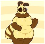 Rating: s
ID: 5596023
Date: 2025-05-24 21:19:49 -0400
Status: active
Score: 8
2025 aliasing antennae_(anatomy) anthro arthropod arthropod_abdomen bee belly big_breasts binary_drawing black_sclera breasts brown_body brown_fur casual_nudity digital_drawing_(artwork) digital_media_(artwork) eyebrows eyelashes featureless_breasts female fingers flat_colors fur gloves_(marking) hymenopteran insect looking_at_viewer mandibles markings multicolored_body navel nude outline overweight overweight_anthro overweight_female pattern_background portrait pupils ruff simple_background solo standing striped_background thick_thighs three-quarter_portrait three-quarter_view two_tone_body xcrst1 yellow_background yellow_body yellow_eyes post #5596023