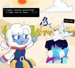 Rating: s
ID: 5625546
Date: 2025-06-06 23:32:26 -0400
Status: active
Score: 21
4_fingers animal_humanoid anthro armor_plates blue_body blue_eyes blue_fur blue_nose blue_skin bottomwear bovid cactus canid canid_humanoid canine canine_humanoid caprine chibi clothing cloud cloud_body dark_hair darkner delta_rune_(emblem) deltarune dog_ears dog_humanoid elemental_creature elemental_humanoid elnina_(deltarune) emotionless eyelashes fangs female feral fingers fluffy fluffy_tail fur fur_markings group happy heart_symbol hi_res holding_object humanoid kemoniko54 kris_(deltarune) long_ears long_eyelashes long_muzzle long_nose male mammal mammal_humanoid markings palm_tree paws plant pointing_stick quicksand raining salt sand sheep simple_background sinking skirt striped_markings striped_tail stripes sun symbol tail tail_hugging tail_markings teeth text text_box tree trio undertale undertale_(series) unknown_species water wet white_body white_fur yipping post #5625546