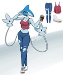 Rating: s
ID: 5503104
Date: 2025-04-14 06:47:07 -0400
Status: active
Score: 6
2025 2_tails 5:6 5_fingers anthro artist_name azelf beverage big_breasts biped blue_body bottomwear breasts clothed clothing denim denim_bottomwear denim_clothing english_text eyelashes female fingers footwear forehead_gem gem generation_4_pokemon gesture hand_gesture hi_res holding_beverage holding_object jeans latiar legendary_pokemon multi_tail navel nintendo one_eye_closed pants pokemon pokemon_(species) pokemorph pose pupils red_gem shadow shoes solo standing tail text tongue tongue_out torn_bottomwear torn_clothing torn_jeans torn_pants v_sign white_sclera white_text yellow_eyes post #5503104