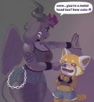 Rating: s
ID: 2077518
Date: 2019-12-07 19:52:36 -0500
Status: active
Score: 113
2019 5_fingers aggretsuko ailurid alternative_fashion anthro baphomet_(deity) blush bodily_fluids boop bottomwear bovid breasts canon_x_oc caprine caprine_demon claws cleavage clothed clothing deity demon denim denim_bottomwear denim_clothing denim_shorts dialogue digital_media_(artwork) duo ear_piercing ear_ring english_text feathered_wings feathers female fingers fishnet_clothing fishnet_legwear goat_demon goth heart_symbol hi_res horn inverted_pentacle larger_anthro larger_female legwear mammal midriff mr-shin occult_symbol open_mouth pentacle pentagram piercing red_panda retsuko ring_piercing sanrio satanism shirt shorts sigil_of_baphomet simple_background size_difference smaller_anthro smaller_female speech_bubble sweat symbol tank_top text topwear wings post #2077518
