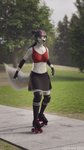 Rating: s
ID: 2622448
Date: 2021-02-19 21:40:22 -0500
Status: active
Score: 21
3d_(artwork) 9:16 anthro arctic_fox armor black_hair blender_(artwork) blender_cycles bottomwear bra breasts canid canine clothed clothing conditional_dnp detailed_background digital_media_(artwork) elbow_pads female fingerless_gloves footwear fox furgonomics gloves hair handwear headgear helmet hi_res joey_(sentharn) knee_highs knee_pads knee_socks legwear mammal outside quad_skates roller_skates sentharn shoes skirt socks solo sports_bra tail tail_through_skirt true_fox underwear wrist_guards post #2622448