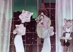 Rating: s
ID: 4593623
Date: 2024-02-11 19:51:11 -0500
Status: active
Score: 126
1970s_theme advertisement animated anthro arm_&_hammer butler champagne_glass city cityscape clothing container cup dialogue domestic_cat drinking_glass duo duo_focus eyewear felid feline felis female glass glass_container glass_cup glasses group inside jessica_(arm_&_hammer) long_playtime mammal odor richard_williams sound tail talking_to_another traditional_media_(artwork) unnamed_arm_&_hammer_cat webm post #4593623