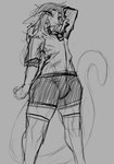 Rating: s
ID: 4871604
Date: 2024-06-22 19:19:45 -0400
Status: active
Score: 19
anthro bottomwear bulge clothing femboy haplorhine hi_res male mammal monkey monochrome plu primate shirt shorts solo tail topwear wide_hips zerolativity post #4871604