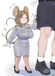 Rating: s
ID: 5588751
Date: 2025-05-21 16:50:34 -0400
Status: active
Score: 21
2025 animal_humanoid belt big_breasts black_clothing black_footwear black_high_heels bottomwear breasts brown_hair clothing digital_media_(artwork) duo female footwear hair hi_res high_heels human humanoid legwear looking_up maikamiaka mammal mammal_humanoid markings mole_(marking) mouse_humanoid murid murid_humanoid murine murine_humanoid pantyhose rodent rodent_humanoid shoes short_stack shorts simple_background size_difference smile socks standing tail tail_motion uniform white_background post #5588751