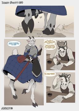 Rating: s
ID: 5766704
Date: 2025-08-09 07:25:56 -0400
Status: active
Score: 35
2025 absurd_res anthro armor blue_clothing bottomwear bovid bovid_taur caprine caprine_taur casloafy clothing cloven_hooves comic dialogue duo english_text eyewear female fur glasses goat goat_taur hair hi_res holding_melee_weapon holding_object holding_sword holding_weapon hooves male mammal mammal_taur melee_weapon multicolored_body paper procyonid pupils raccoon sitting skirt smile speech_bubble sword taur text three-quarter_view weapon white_body white_hair post #5766704
