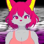Rating: s
ID: 5620622
Date: 2025-06-04 12:58:25 -0400
Status: active
Score: 8
1:1 anthro asexual_pride_colors canid canine female fox fur grey_body grey_fur gure_(thekitsuyt) hair hi_res lgbt_pride looking_at_viewer mammal pink_eyes pink_hair pink_nose pride_colors solo thekitsuyt yellow_ear_fluff post #5620622