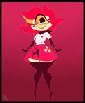 Rating: s
ID: 5408071
Date: 2025-03-02 17:06:04 -0500
Status: active
Score: 24
2024 absurd_res biped black_border border bottomwear breasts clothed clothing cyclops eyelashes female hair hazbin_hotel hi_res legwear looking_at_viewer mehdrawings niffty_(hazbin_hotel) not_furry pupils red_background red_hair sharp_teeth simple_background skirt smile solo teeth thick_thighs thigh_highs post #5408071