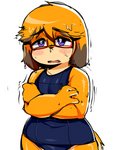 Rating: s
ID: 2371490
Date: 2020-08-15 12:34:20 -0400
Status: active
Score: 66
4_fingers absurd_res anthro berseepon09 biped blush brown_hair canid canine canis clothed clothing cold countershading cute_fangs dog_girl_(berseepon09) domestic_dog eyewear fangs female fingers flat_chested floppy_ears fully_clothed fur glasses glistening glistening_body glistening_fur hair half-length_portrait hi_res looking_at_viewer mammal multicolored_body multicolored_fur multicolored_hair one-piece_swimsuit open_mouth orange_body orange_fur orange_hair portrait purple_eyes shaking shivering simple_background solo standing swimwear tan_body tan_countershading tan_fur teeth two_tone_body two_tone_fur two_tone_hair wet white_background wide_hips post #2371490