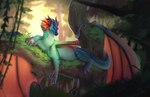 Rating: s
ID: 5608849
Date: 2025-05-30 08:27:57 -0400
Status: active
Score: 46
2024 absurd_res ambient_dragon ambient_snake ambiguous_feral ambiguous_gender belly branch claws day depth_of_field detailed detailed_background detailed_scales digitigrade dracanthrope dragon ear_frill european_mythology facial_horn feral foreground_silhouette forest frill_(anatomy) full-length_portrait glory_(wof) green_body green_scales grey_claws hi_res high_place horn in_tree light long_neck looking_at_viewer lying membrane_(anatomy) membranous_wings moss mythological_creature mythological_scalie mythology narrowed_eyes nature neck_frill nose_horn on_branch on_front plant portrait scales scalie side_view snout solo sunlight tail tail_coil tail_spines tree ventral_scales vines western_dragon wing_claws wings wings_of_fire yellow_eyes post #5608849