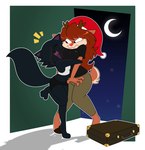 Rating: s
ID: 5310102
Date: 2025-01-15 19:07:15 -0500
Status: active
Score: 6
3: 3_toes 4_fingers :d absurd_res anthro antlers barefoot biped black_body black_bottomwear black_clothing black_fur black_hair black_nose black_shirt black_topwear bottomwear breasts cat_tail clothed clothed_anthro clothing duo emotional excited eyebrows feet female female/female fingers fur hair hat headgear headwear hi_res holidays hooves horn hug hugging_another kabula_(artist) navel night one_eye_obstructed pants randy_(kabula) red_clothing red_hat red_headwear red_nose sabrina_(kabula) scut_tail shirt short_tail smile suitcase tail tan_body tan_bottomwear tan_clothing tan_pants toes topwear white_clothing white_shirt white_topwear post #5310102