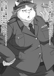 Rating: s
ID: 3626081
Date: 2022-10-14 06:19:05 -0400
Status: active
Score: 6
anthro breasts clothing cocky comic cuff_(restraint) dialogue domestic_cat felid feline felis female greyscale handcuffs hi_res japanese_text kemono mammal mature_female metal_cuffs monochrome motion_lines obese overweight overweight_anthro overweight_female police police_officer police_uniform restraints sagging_breasts skinaflint solo sound_effects text translated uniform wrinkles post #3626081