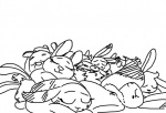 Rating: s
ID: 1152854
Date: 2017-03-02 19:38:04 -0500
Status: active
Score: 21
anthro bodily_fluids body_pile bonnie_hopps canid canine clothing disney eyes_closed female fox grin group hat headgear headwear husband indirect_incest_(lore) judy_hopps lagomorph leporid male mammal monochrome nick_wilde nude pile rabbit red_fox sharp_teeth simple_background smile stu_hopps sweat sweatdrop teeth the_weaver true_fox white_background wide_eyed wife zootopia post #1152854