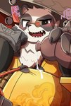 Rating: s
ID: 5629570
Date: 2025-06-08 19:32:42 -0400
Status: active
Score: 0
anthro asian_conical_hat bear belly blush choko_gom clothing eyewear fur giant_panda glasses hat headgear headwear hi_res looking_at_viewer male mammal mihoyo multicolored_body multicolored_fur overweight pan_yin_hu pouring_alcohol pouring_onto_self sharp_teeth solo teeth zenless_zone_zero post #5629570