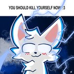 Rating: s
ID: 5175352
Date: 2024-11-11 15:50:26 -0500
Status: active
Score: 194
1:1 2023 :3 absurd_res ambiguous_gender anthro black_nose blue_electricity blush boy_kisser_(meme) bust_portrait caption cel_shading cheek_tuft chest_tuft closed_smile digital_media_(artwork) domestic_cat electricity emoticon empty_eyes english_text facial_tuft felid feline felis front_view fur hi_res lightning lol_comments low_tier_god mammal meme mouth_closed nomi-yaki portrait reaction_image shaded signature silly_cat_(mauzymice) smile solo suicide_baiting text tuft white_body white_eyes white_fur post #5175352