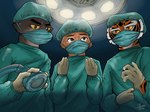 Rating: s
ID: 5546104
Date: 2025-05-03 12:35:21 -0400
Status: active
Score: 13
4:3 anesthesia anthro bouffant_cap canid canine canis clothing diane_foxington doctor dreamworks face_mask felid female fox gas_mask gloves group handwear headgear headwear hi_res hospital kung_fu_panda latex latex_clothing latex_gloves latex_handwear laughing_gas male male/female mammal mask master_tigress medical medical_instrument mr._wolf_(the_bad_guys) nitrous nurse operating_room oxygen_mask pantherine scientific_instrument scrubs sedative surgeon surgical_cap surgical_gown surgical_light surgical_mask surgical_operation the_bad_guys tiger trio universal_studios wolf zzommie post #5546104