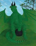 Rating: s
ID: 2814773
Date: 2021-07-04 12:33:02 -0400
Status: active
Score: 5
4_toes 5_fingers absurd_res ambiguous_gender black_horn brown_stripes cauldron cloud detailed_background dragon feet feral fingers frill_(anatomy) grass green_body green_frill green_scales head_crest head_frill hi_res horn membrane_(anatomy) membranous_frill membranous_wings mythological_creature mythological_scalie mythology outside paws pinecone plant retractable_claws revaramek_(revaramek_the_resplendent) revaramek_the_resplendent rmmlusitania scales scalie sitting sky solo spiked_tail spikes spikes_(anatomy) striped_arms striped_legs stripes tail tail_frill toes traditional_media_(artwork) tree ventral_scales wings post #2814773