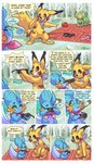Rating: s
ID: 3310049
Date: 2022-05-01 08:24:21 -0400
Status: active
Score: 73
2020 ambiguous_gender apple blue_body blue_fur border brown_eyes cheek_tuft chest_tuft comic detailed_background dialogue digital_media_(artwork) dipstick_ears ear_markings english_text eyewear facial_tuft feral food forest fruit fur generation_1_pokemon generation_3_pokemon green_body green_eyes group head_tuft hi_res kecleon kerchief looking_at_another mudkip multicolored_ears neckerchief neckwear nintendo oran_berry paint_tool_sai_(artwork) pikachu pikaru_(teeterglance) plant pokemon pokemon_(species) pokemon_berry pokemon_mystery_dungeon rain_(teeterglance) rug shaded shadow sitting smile speech_bubble spike_chunsoft standing sunglasses teeterglance text tree trio tuft water white_border yellow_body yellow_fur post #3310049