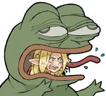 Rating: s
ID: 5044204
Date: 2024-09-11 17:35:08 -0400
Status: active
Score: 33
2024 amphibian angry clothing corpse cross-popping_vein delicious_in_dungeon elf female frog frog_suit hi_res humanoid humor marcille_donato meme pantsu-ripper pepe_the_frog simple_background skinned suit tongue white_background post #5044204
