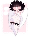 Rating: s
ID: 5521795
Date: 2025-04-21 23:04:18 -0400
Status: active
Score: 0
4:5 absurd_res accessory alternative_fashion ambiguous_gender angel angel_humanoid ash_kinoshita bangs black_hair choker clothed clothing digital_media_(artwork) dreamalgia eyelashes garter garter_straps goth hair hi_res humanoid jewelry legwear necklace nonbinary_(lore) not_furry pastel_goth shoulder_blush simple_background solo thigh_highs wide_hips winged_humanoid wings post #5521795