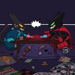 Rating: s
ID: 2551679
Date: 2020-12-30 23:34:14 -0500
Status: active
Score: 18
1:1 anthro black_body black_fur blue_clothing board_game bodily_fluids cape cartoon_network checkers chutes_and_ladders clothing coffee_mug competition cup_and_ball d6 dice domestic_cat duo felid feline felis fur furniture gaming green_eyes hi_res hungry_hungry_hippos jenga male mammal mao_mao:_heroes_of_pure_heart monopoly red_clothing rug shapeshiftinterest sheriff_mao_mao_mao shin_mao sorry_(game) sweat table tail the_game_of_life yellow_eyes post #2551679