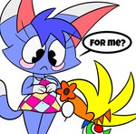 Rating: s
ID: 5550569
Date: 2025-05-05 11:30:07 -0400
Status: active
Score: 0
2025 animal_crossing anthro black_eyes blonde_hair blue_body blue_hair blush breasts clothed clothing digital_media_(artwork) domestic_cat duo english_text eyelashes felid feline felis female flower googie_aesthetic hair hi_res jdone male mammal nintendo pattern_clothing pie_cut_eyes plant rayoshi rosie_(animal_crossing) simple_background tail text white_background post #5550569